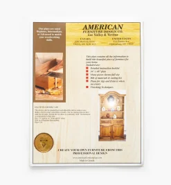Outlet Hacienda Bookcase Plan Plans