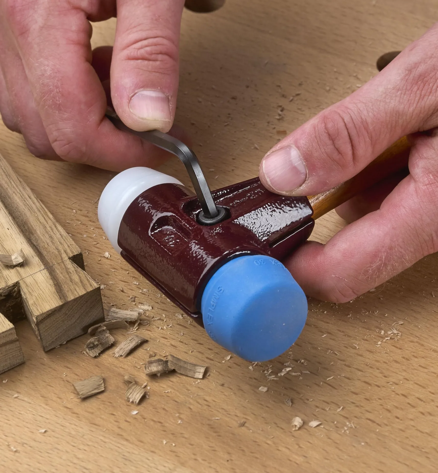 Outlet Halder Simplex Replaceable-Face Mallet Hand Tools