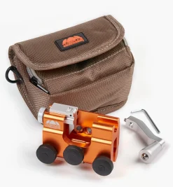 Hand-Crank Chain-Saw Sharpener Sharpening