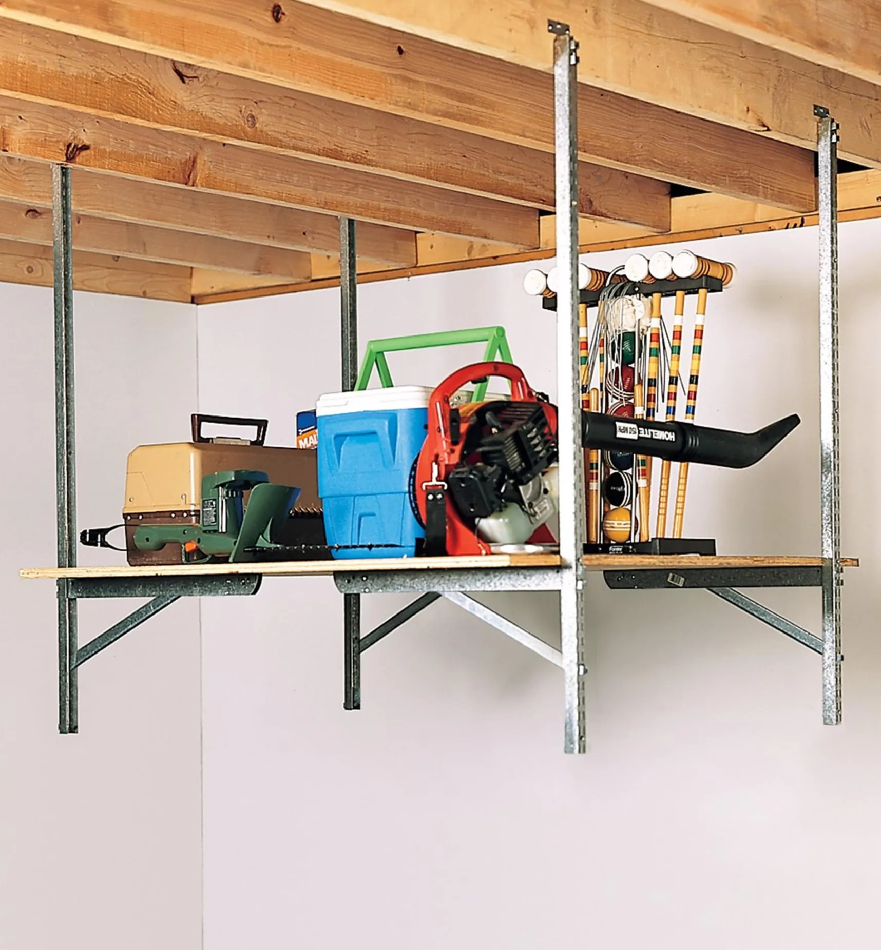 New Hang Track For Galvanized Heavy-Duty Shelving System Storage Organization