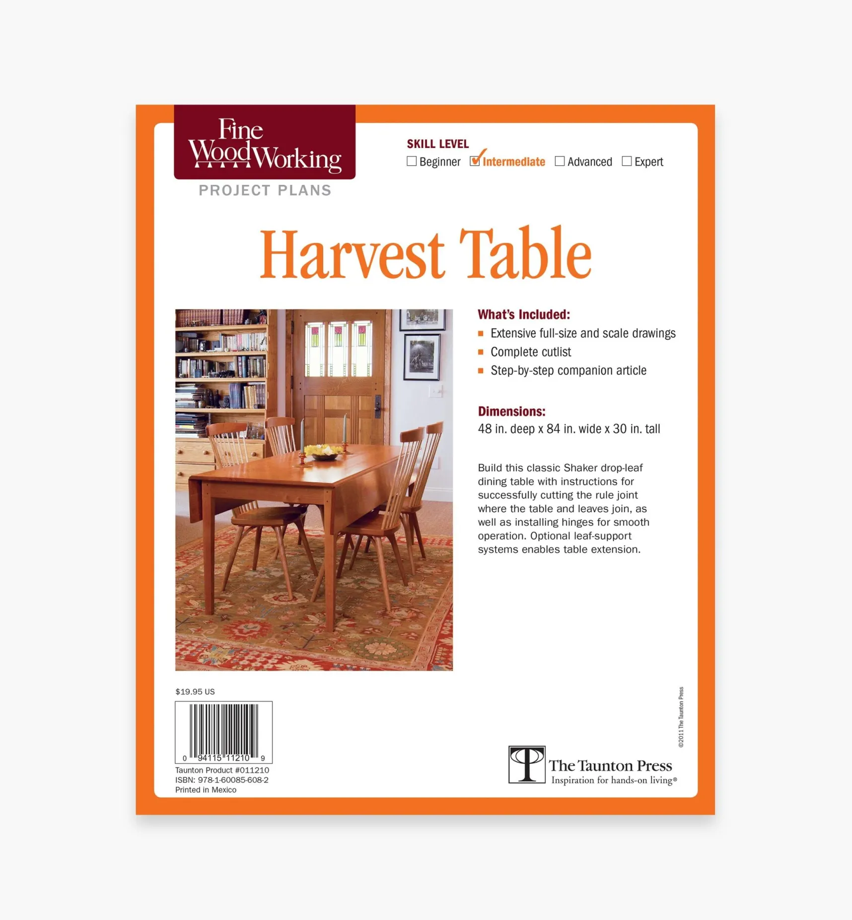 Discount Harvest Table Plan Plans
