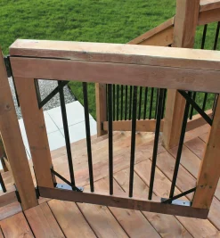 Hot Heavy-Duty Gate Bracket Kit Outdoor Hardware