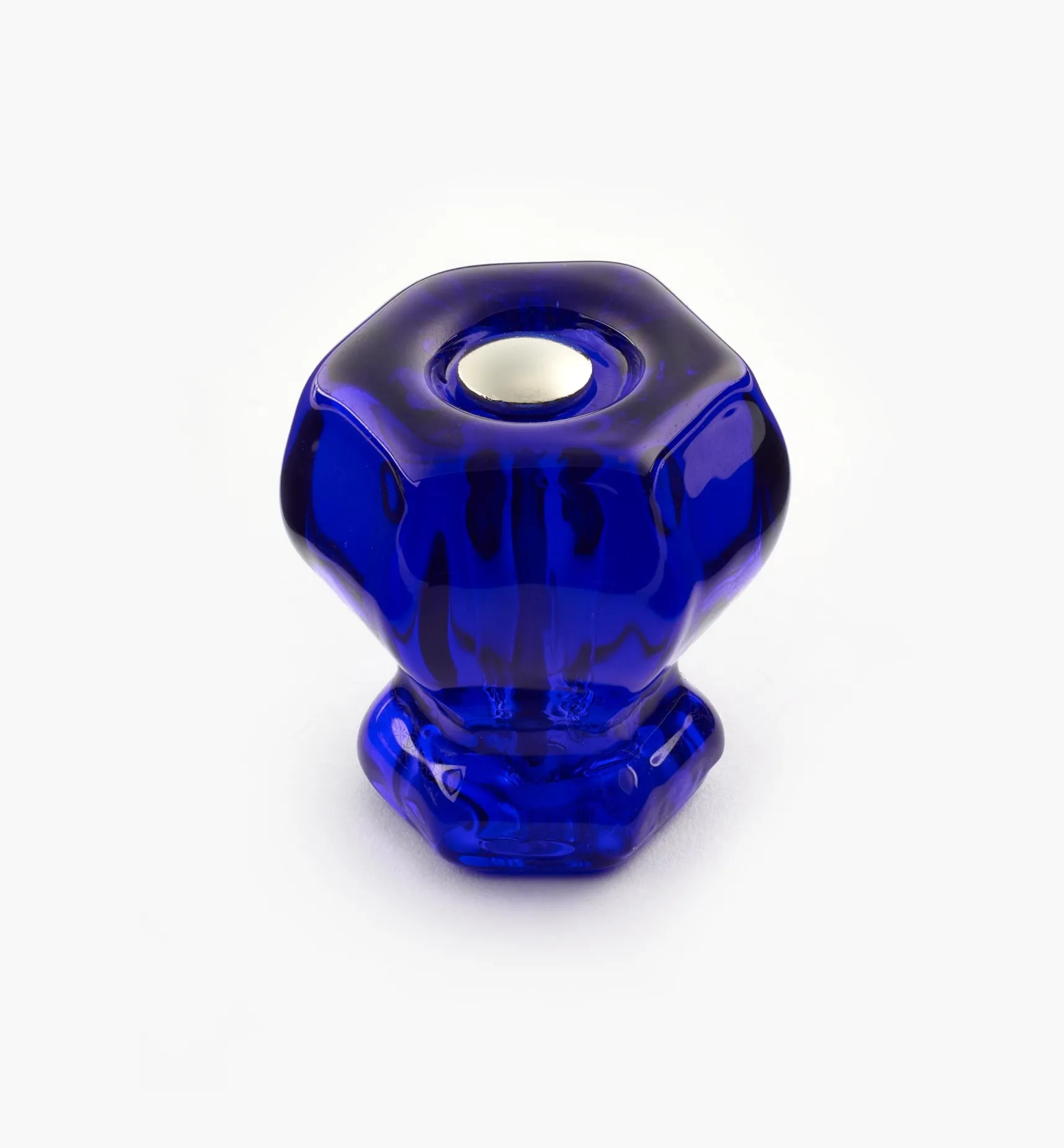 Discount Hexagonal Glass Knob Knobs
