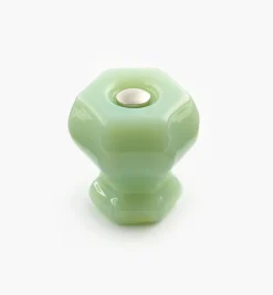 Discount Hexagonal Glass Knob Knobs