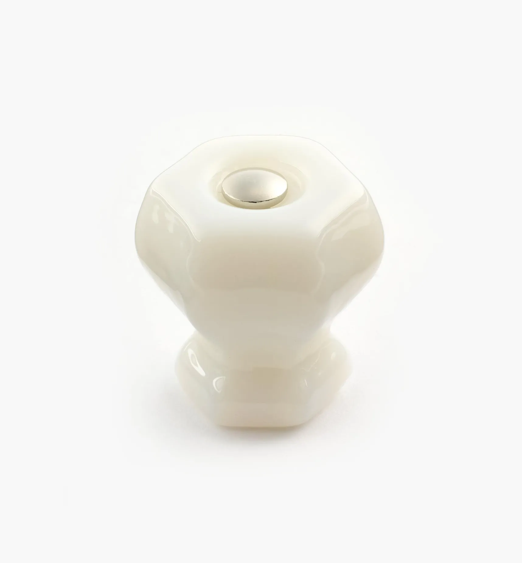 Discount Hexagonal Glass Knob Knobs
