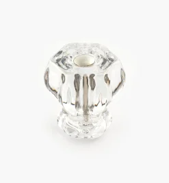 Discount Hexagonal Glass Knob Knobs