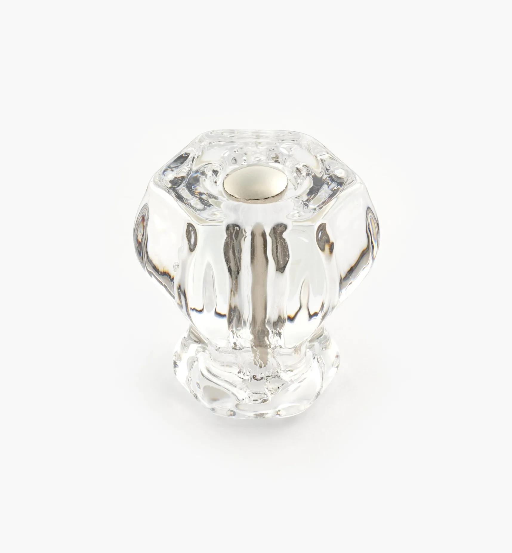 Discount Hexagonal Glass Knob Knobs