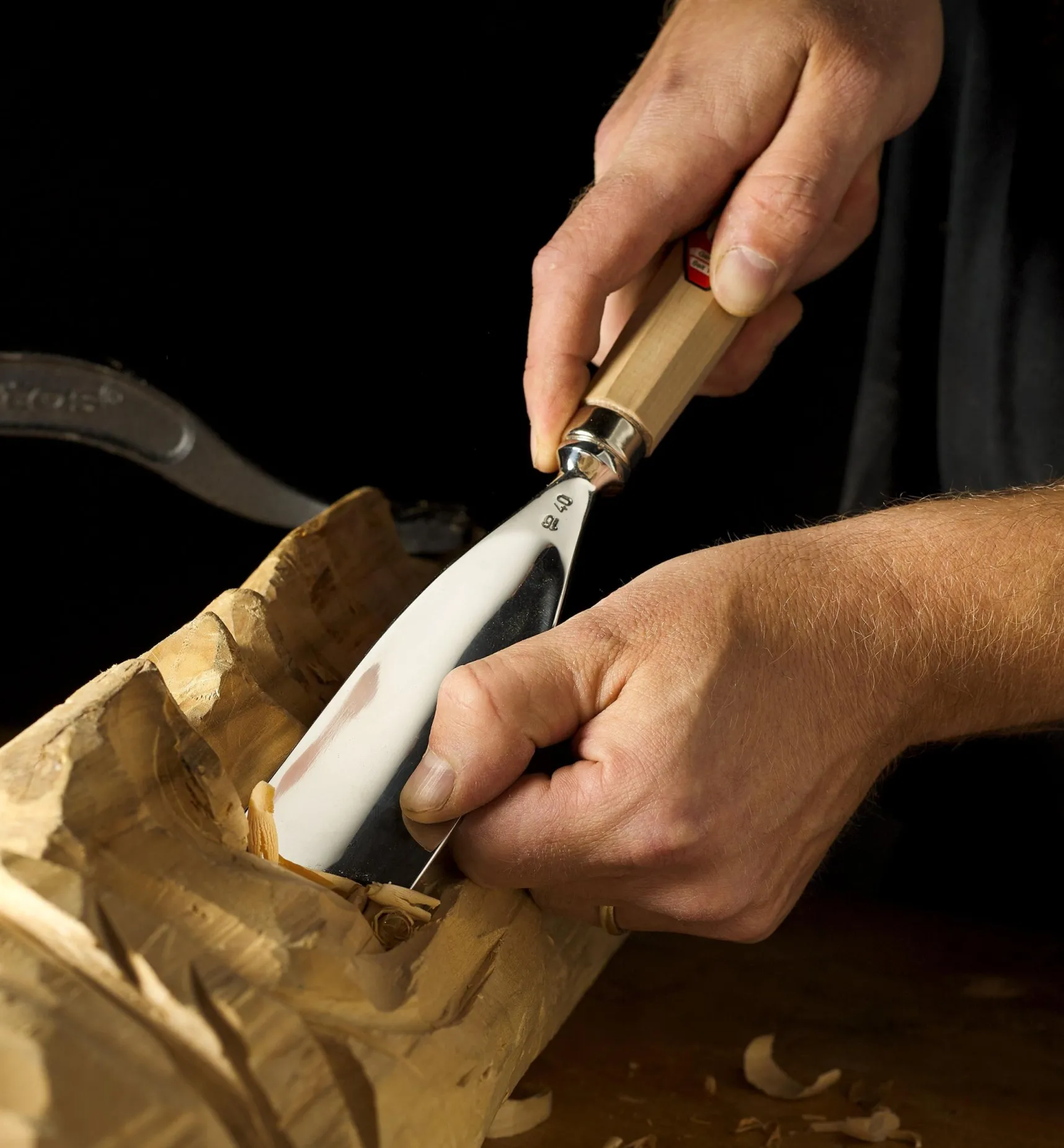 Hot Hirsch Large #7 Bent Gouge Hand Tools