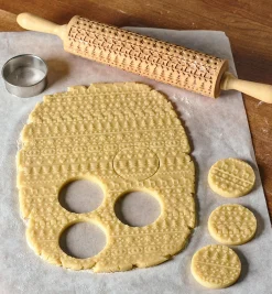 Online Holiday Sweater Embossing Rolling Pin Bakeware