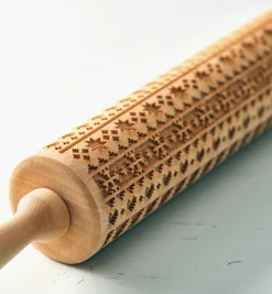 Online Holiday Sweater Embossing Rolling Pin Bakeware