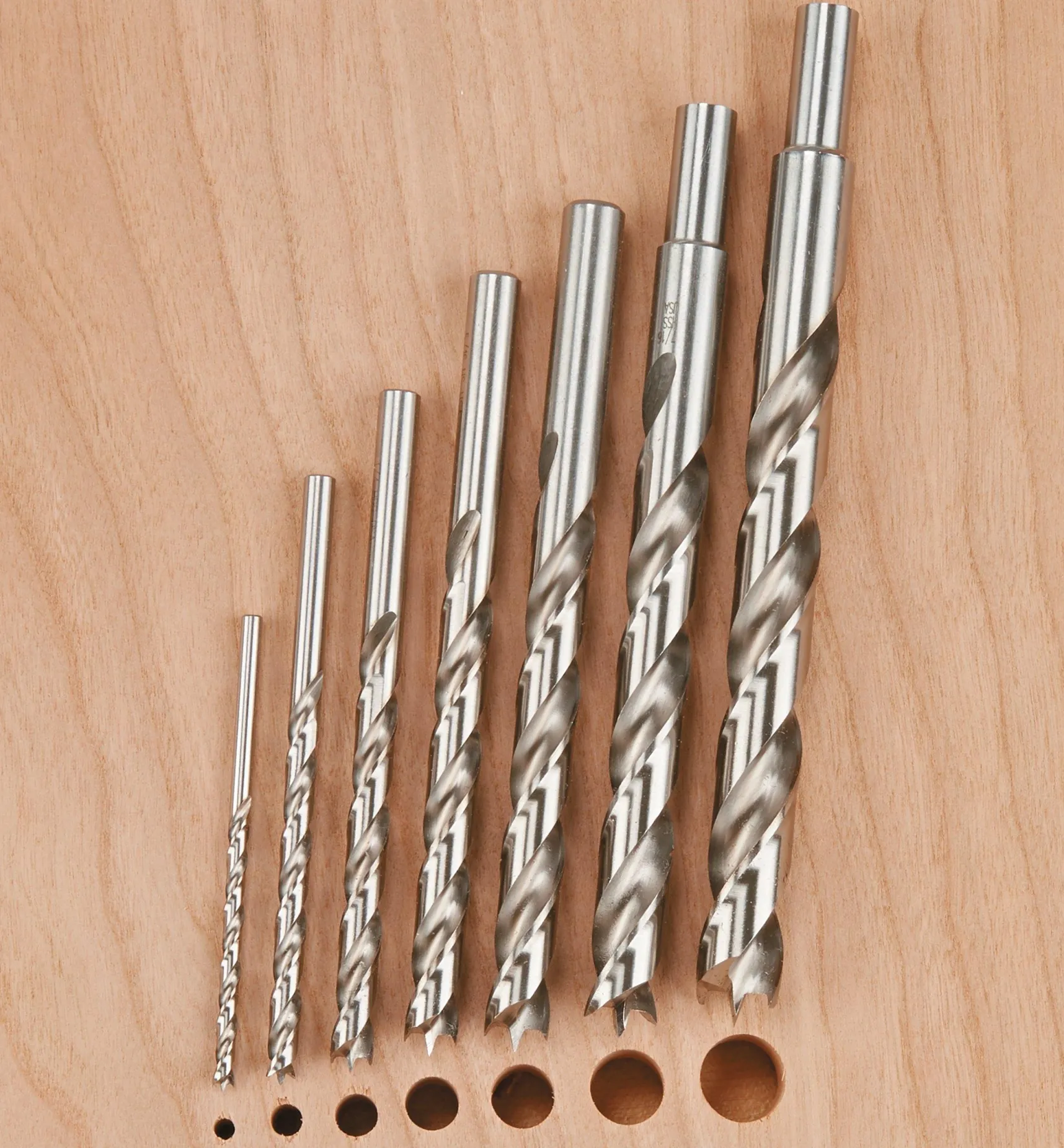 New HSS Lipped Imperial Brad-Point Drills Power Tool Accessories