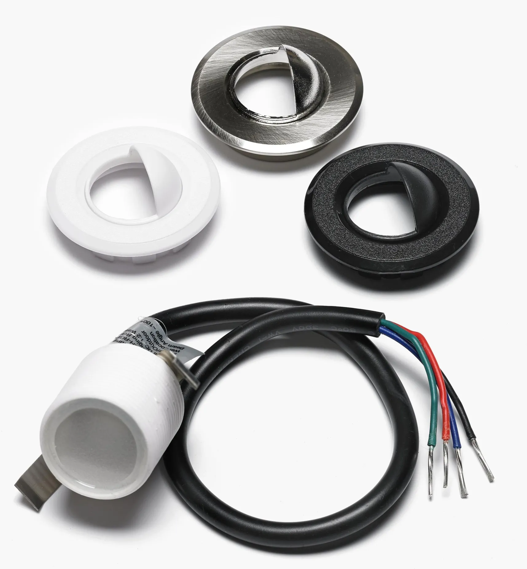 Outlet Indoor/Outdoor Color-Controlled (RGB) Mini Recessed LED Light Kit Lighting