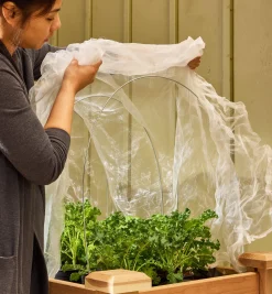 Discount Insect Protection Fabric & Pack Of 10 Hoops Plant Protection