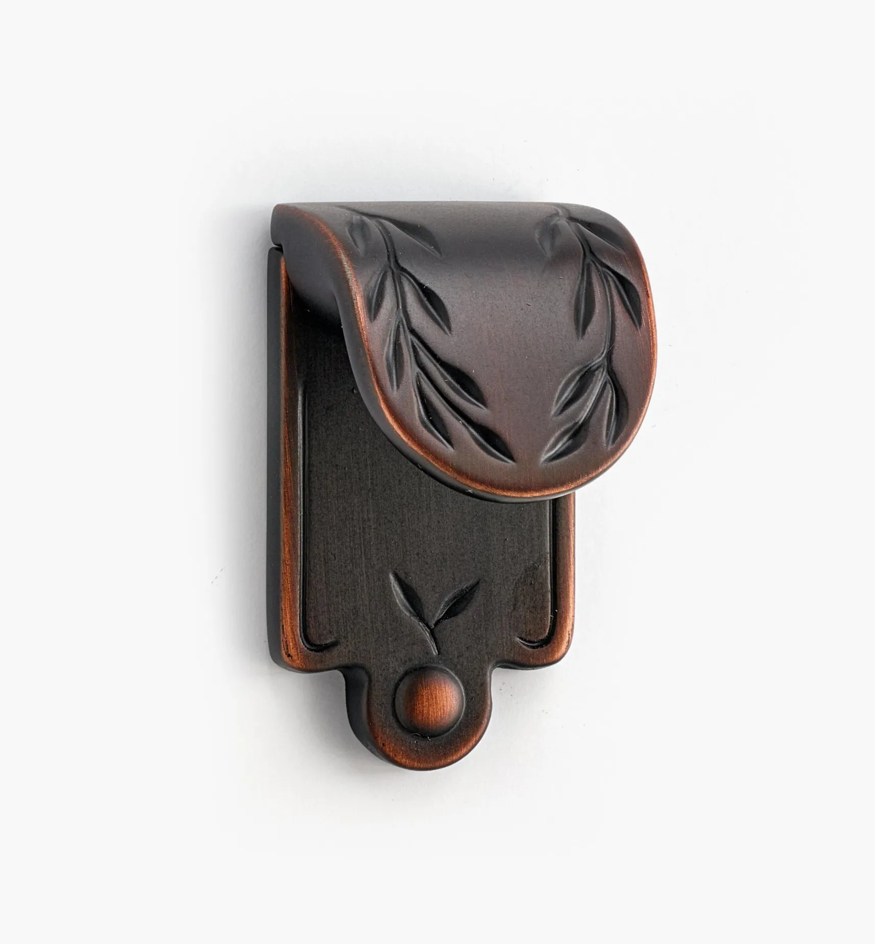 Clearance Inspirations Leaf Motif Finger Pull Pulls