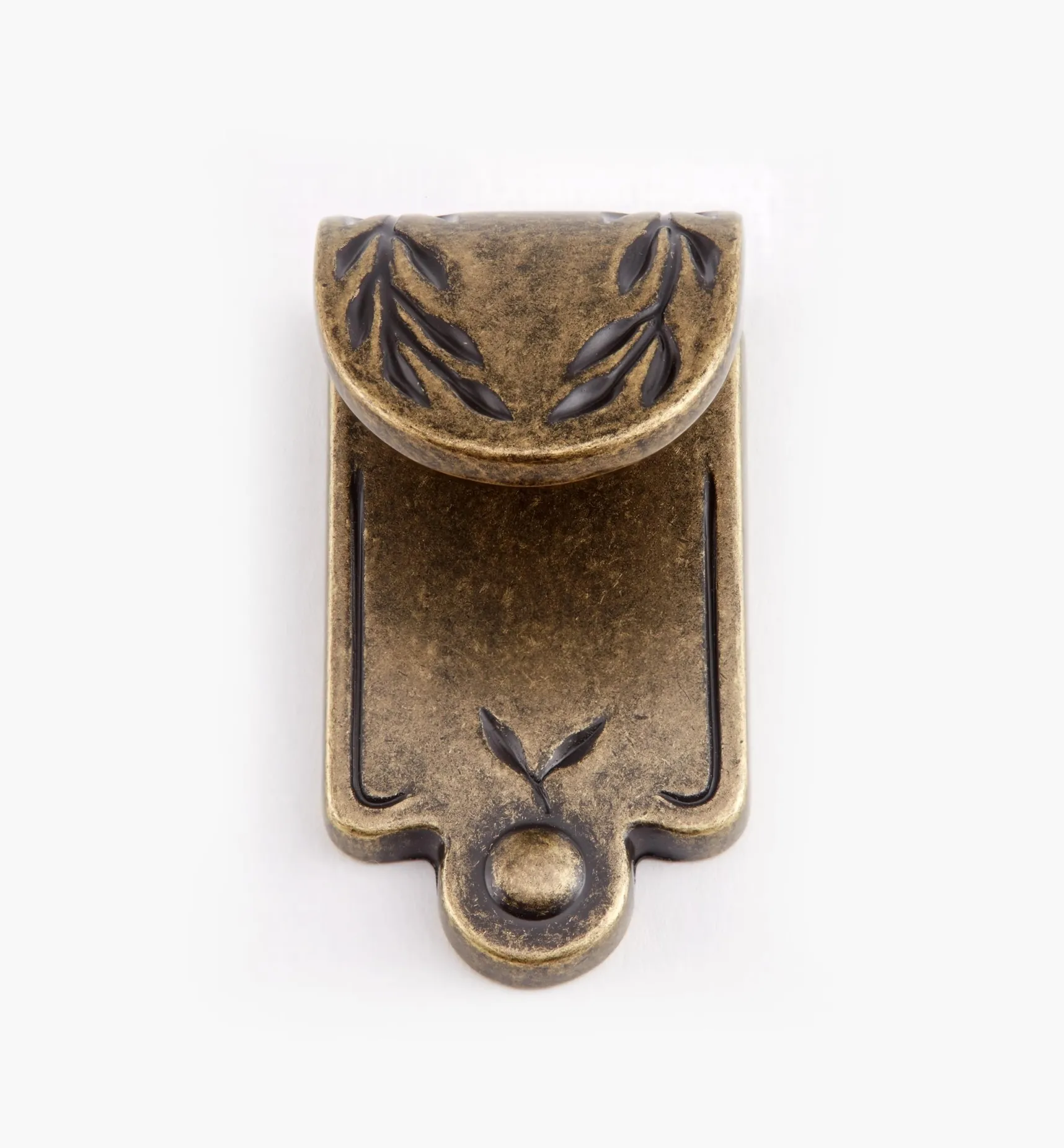 Clearance Inspirations Leaf Motif Finger Pull Pulls