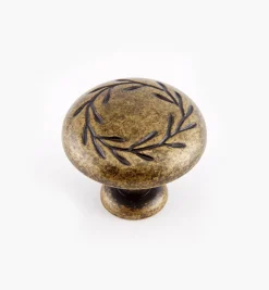 Outlet Inspirations Leaf Motif Knobs Knobs