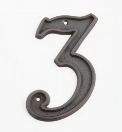 Discount Italic Cast Brass House Numbers Architectural Hardware