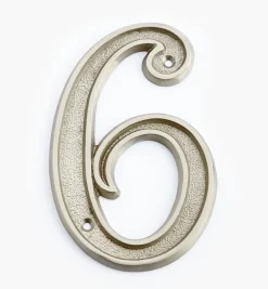 Discount Italic Cast Brass House Numbers Architectural Hardware