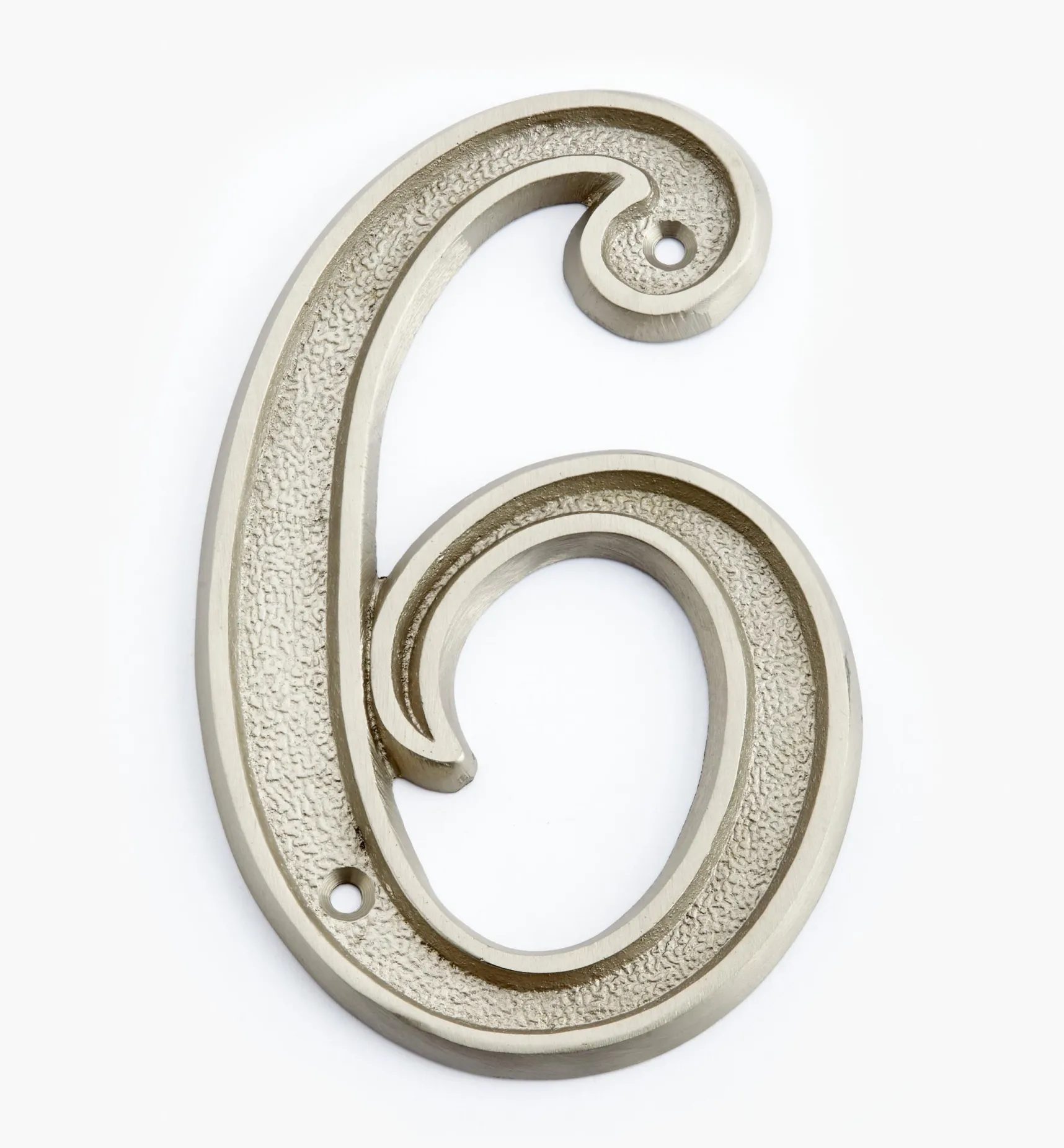 Discount Italic Cast Brass House Numbers Architectural Hardware
