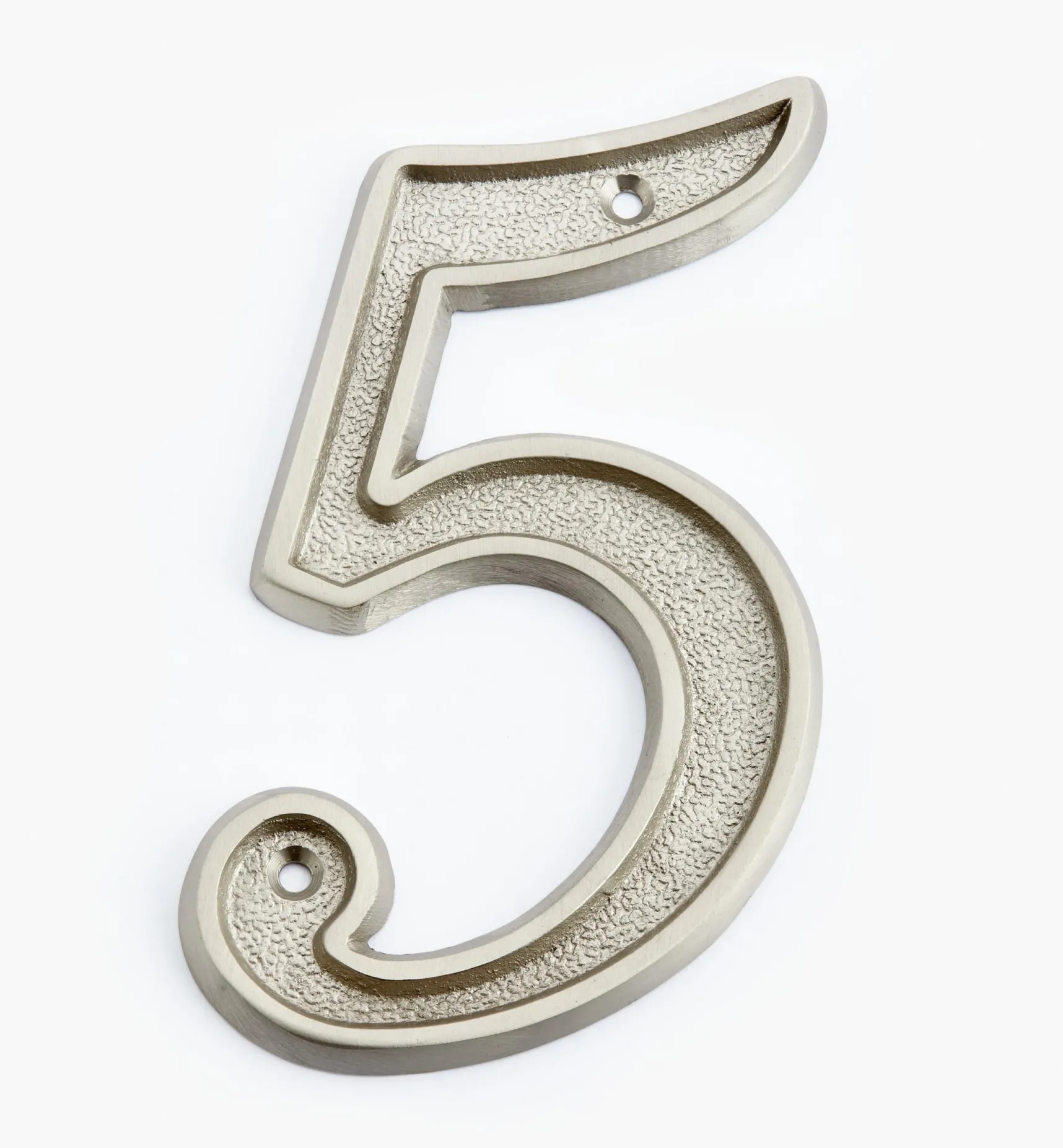 Discount Italic Cast Brass House Numbers Architectural Hardware