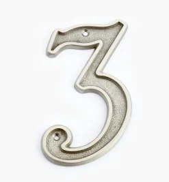 Discount Italic Cast Brass House Numbers Architectural Hardware
