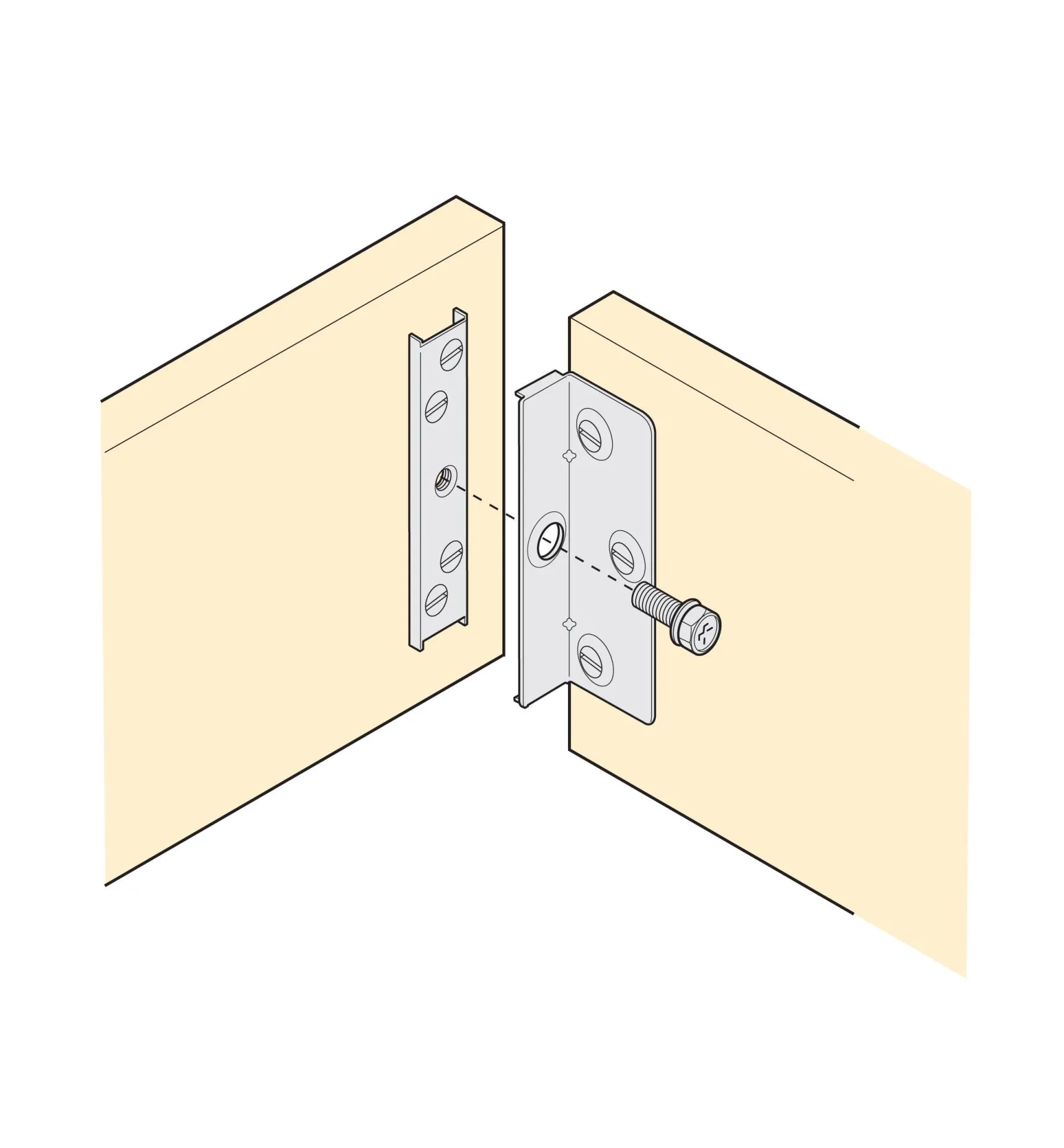 Clearance Knock-Down Bed Hardware Bed Hardware