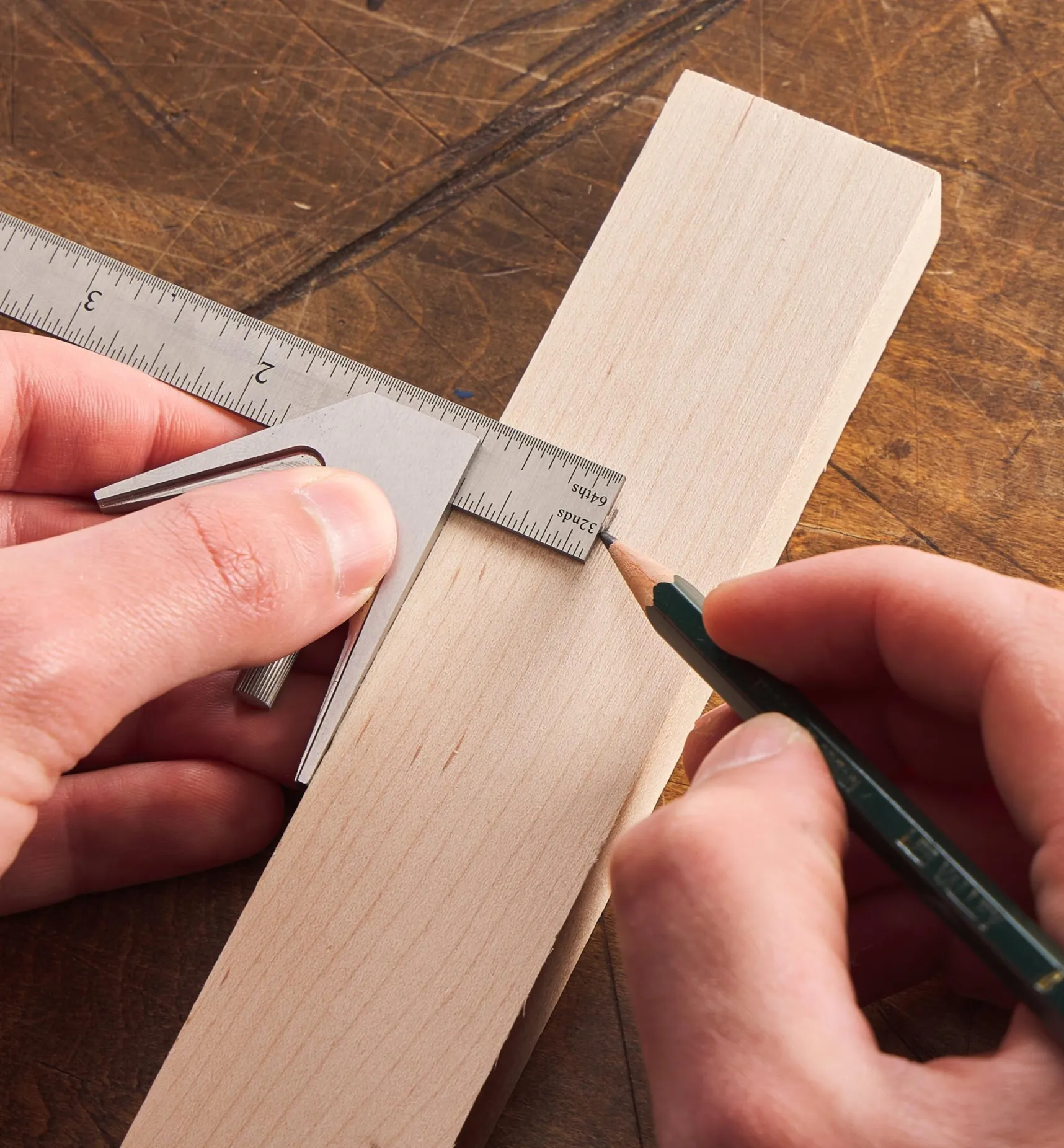 Clearance 4" Combination Square Marking & Measuring