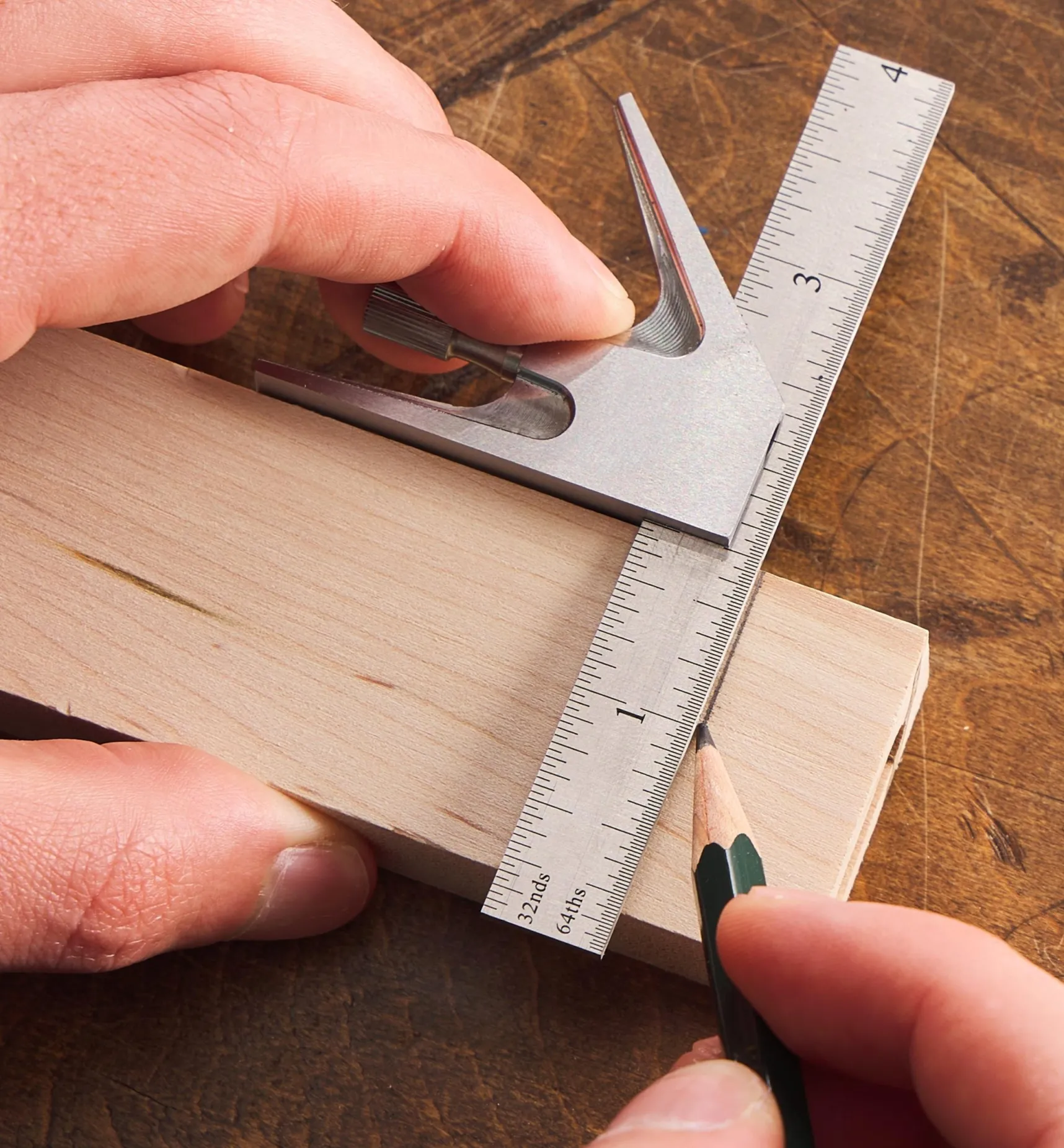 Clearance 4" Combination Square Marking & Measuring