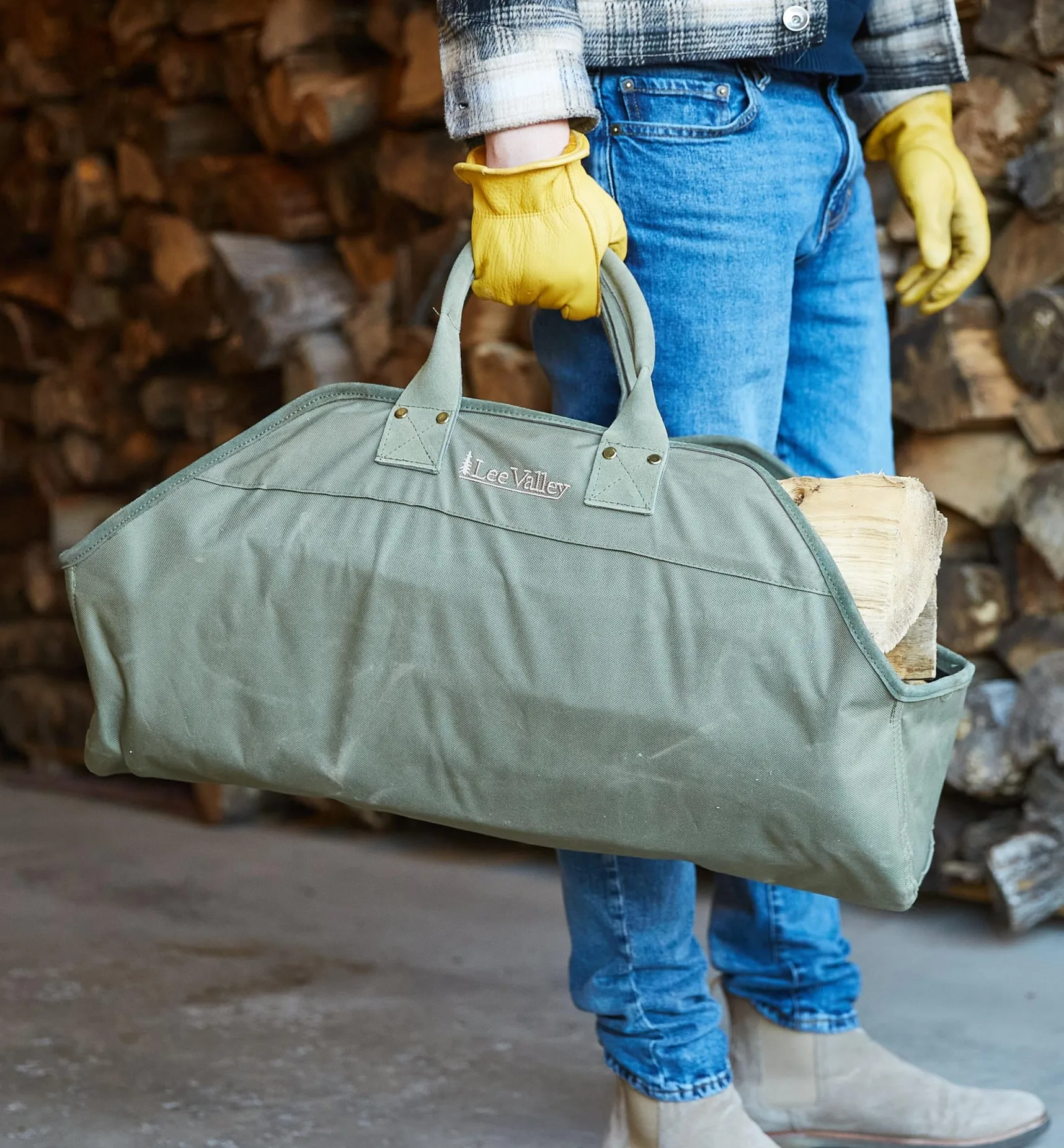 Outlet Firewood Tote Fireplace