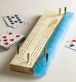 Clearance Make It Yourself Cribbage Board Kit Supplies