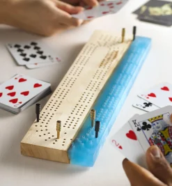 Clearance Make It Yourself Cribbage Board Kit Supplies