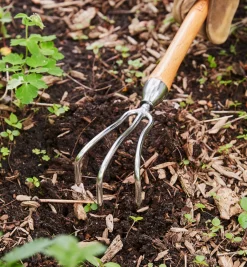 Online Mid-Length Three-Prong Cultivator Weeding
