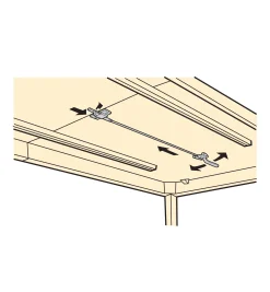 Clearance Lever Table Lock Table Hardware