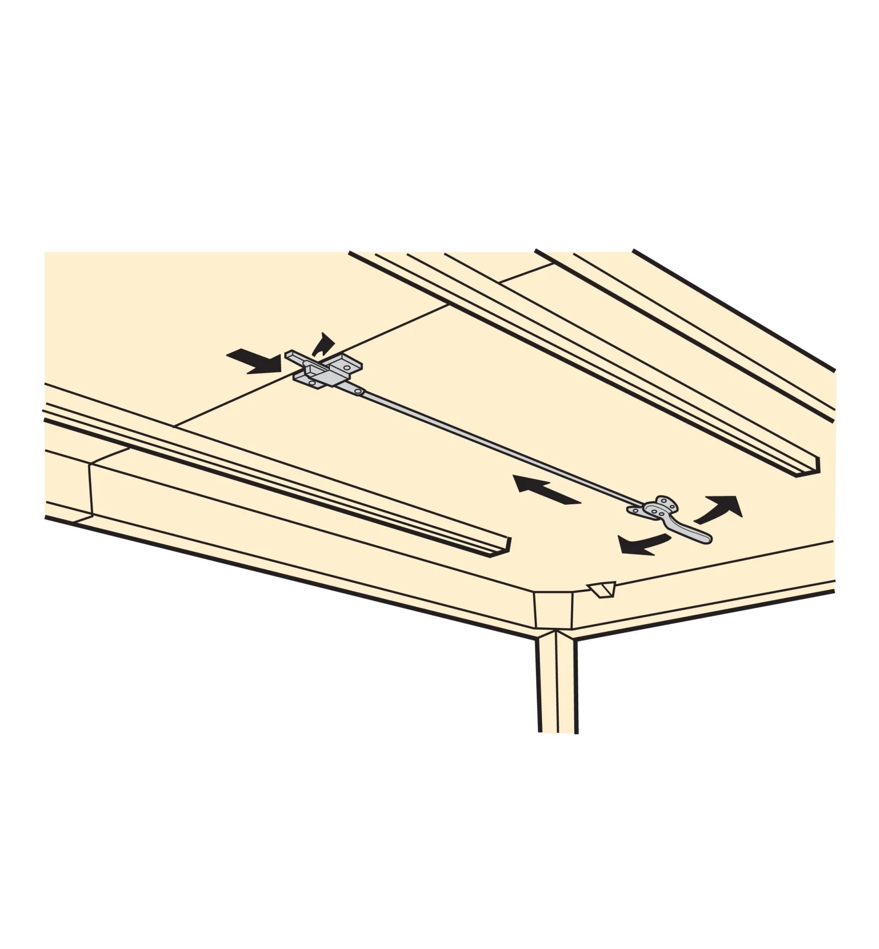 Clearance Lever Table Lock Table Hardware