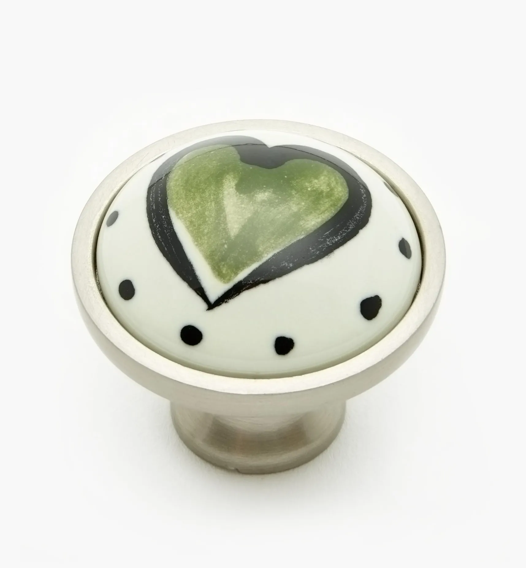 New Liberty Ceramic Heart Knobs Knobs
