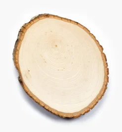 New Live-Edge Oval Basswood Plaques Supplies