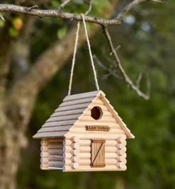 Sale Log Cabin Birdhouse Kit Habitats