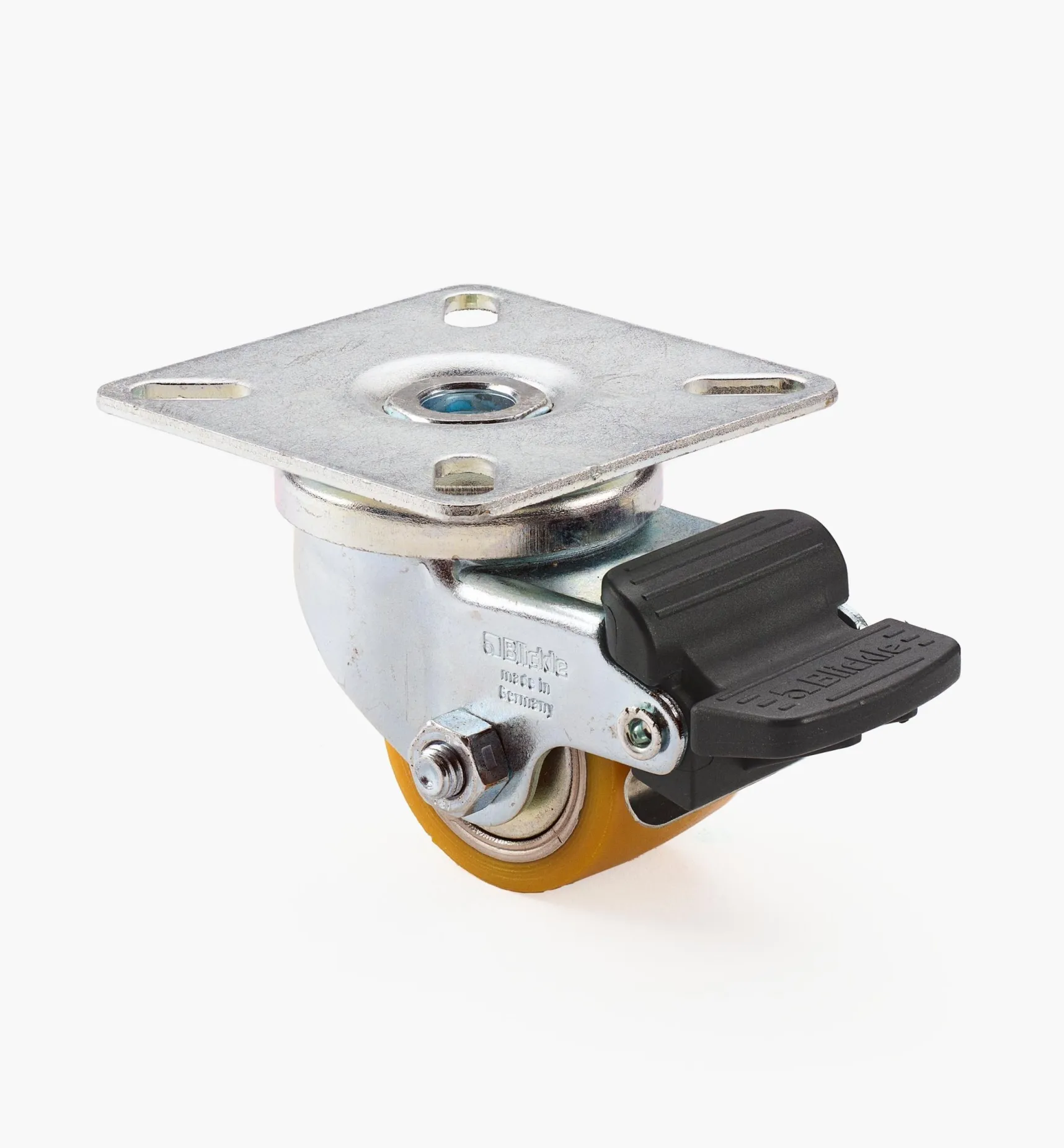 Best Low-Profile Polyurethane Caster With Brake Casters & Wheels