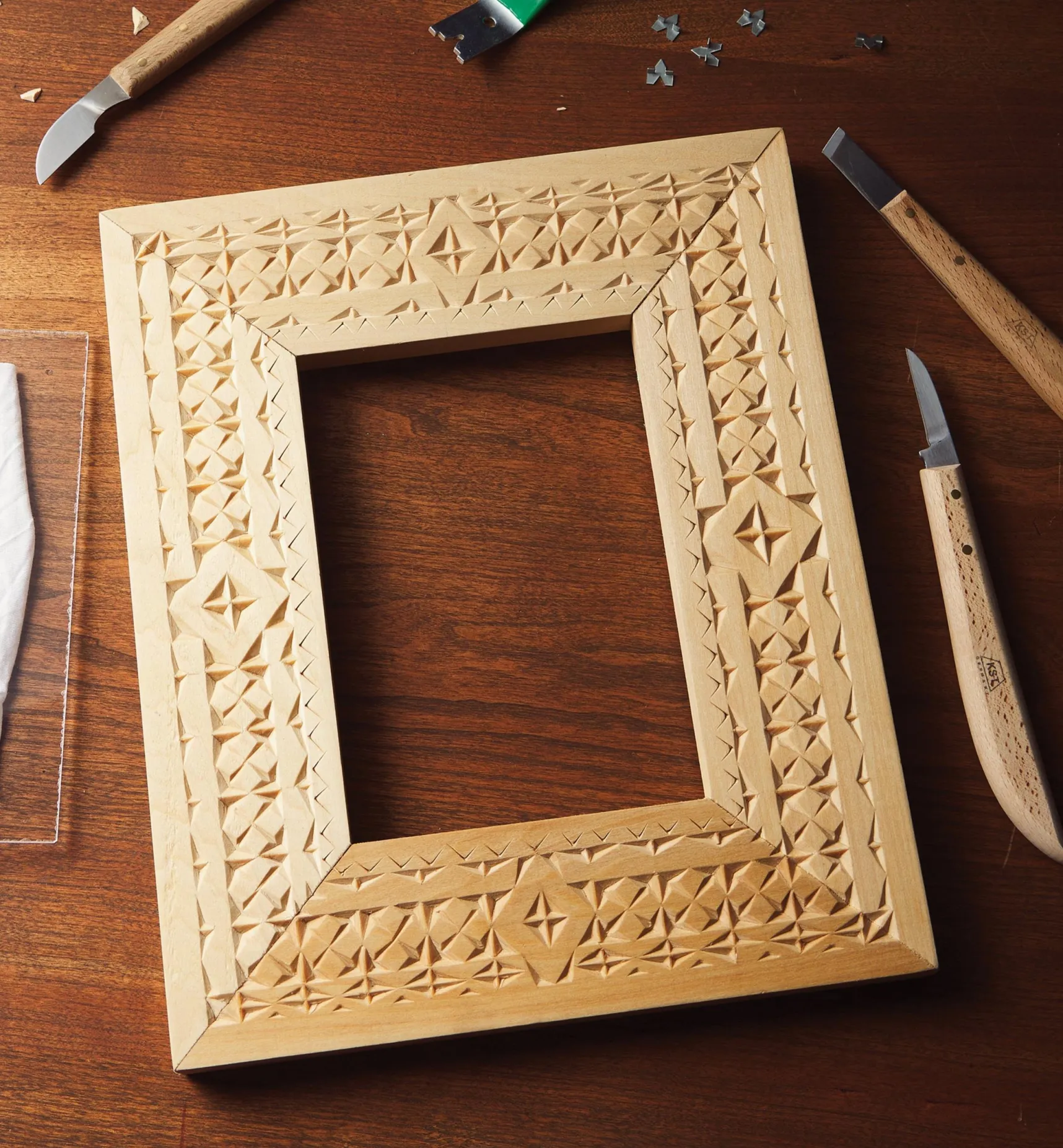 Hot Make It Yourself Chip Carving A Picture Frame Kit Supplies