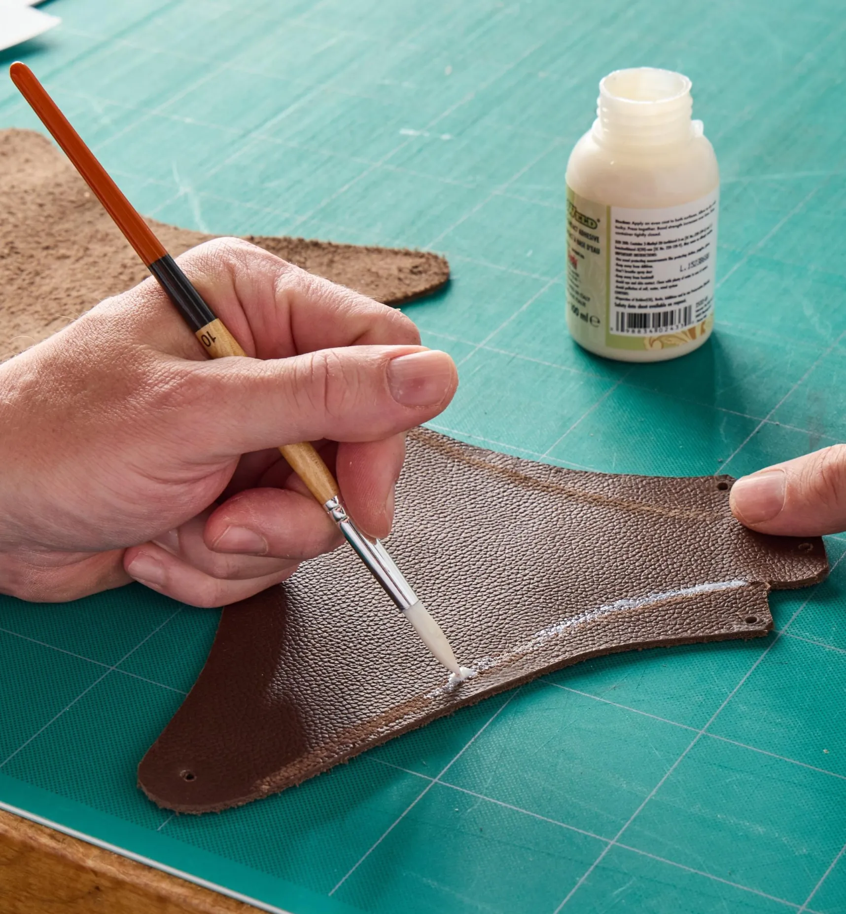 Outlet Make It Yourself Gardener's Leather Tool Belt Kit Supplies