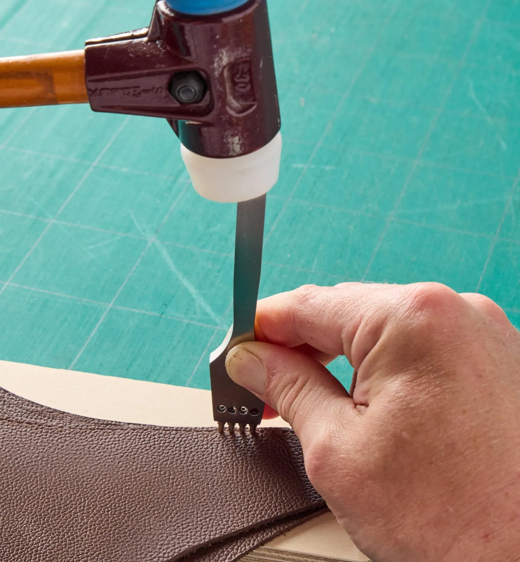 Outlet Make It Yourself Gardener's Leather Tool Belt Kit Supplies