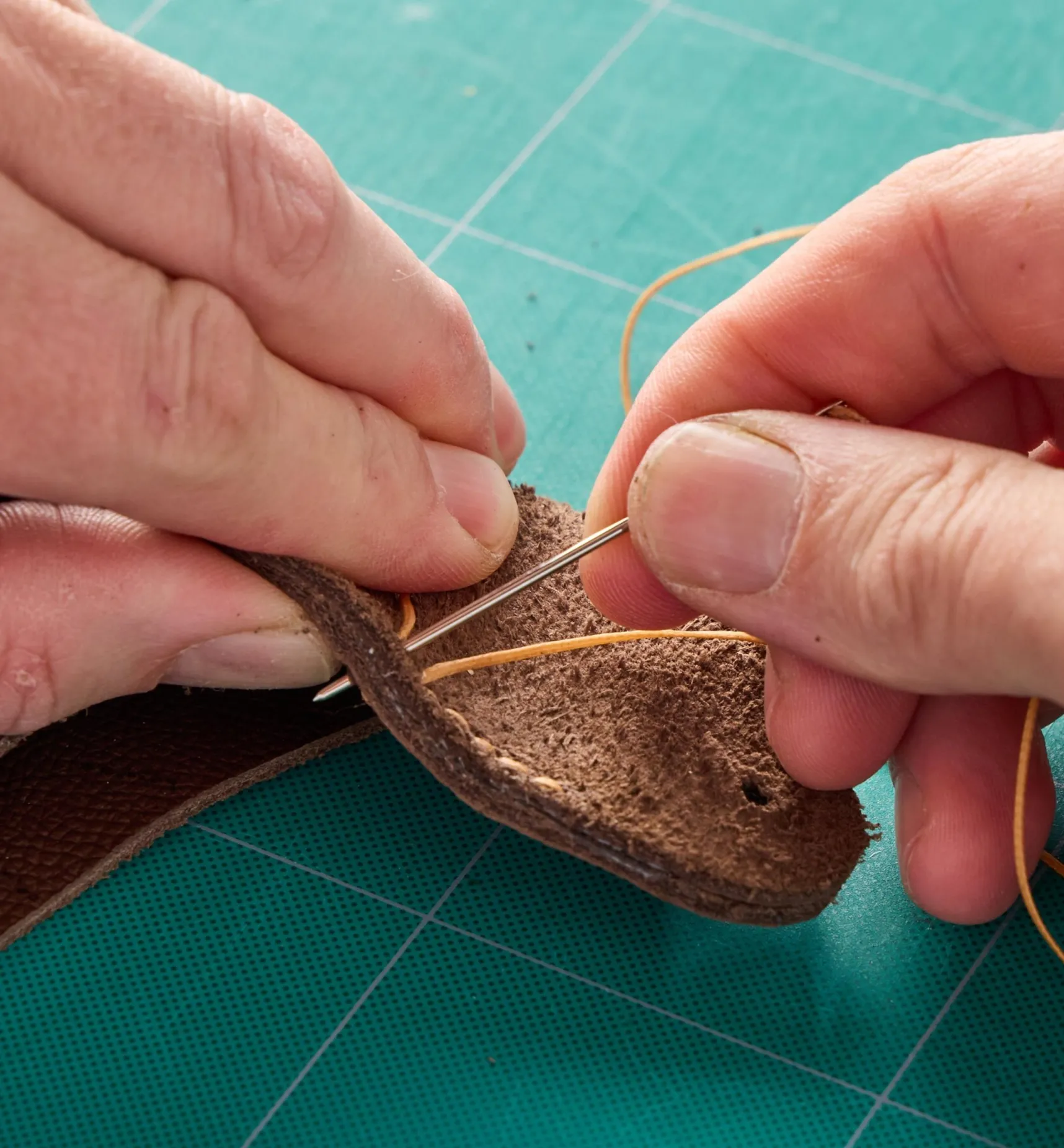 Outlet Make It Yourself Gardener's Leather Tool Belt Kit Supplies