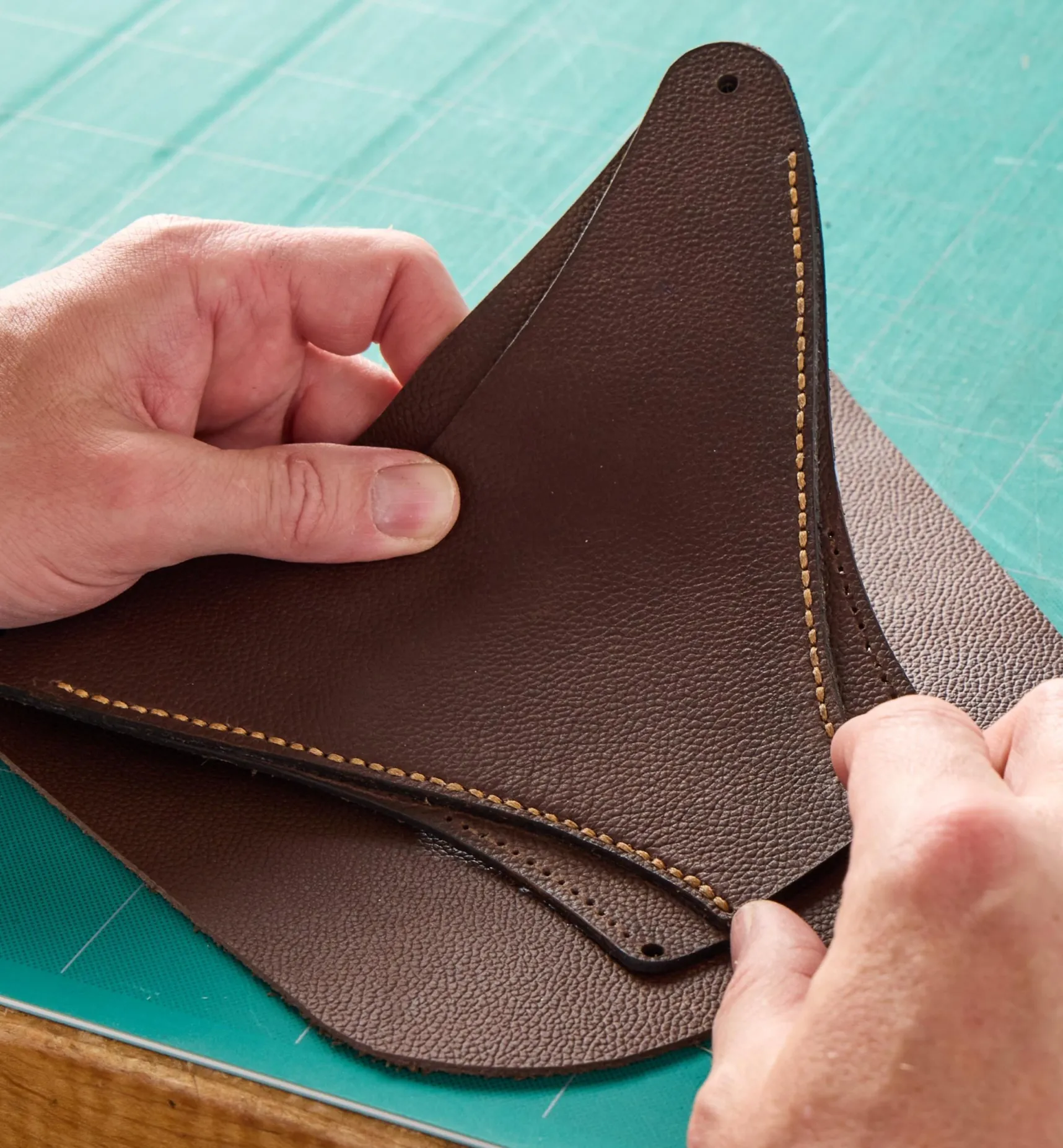 Outlet Make It Yourself Gardener's Leather Tool Belt Kit Supplies