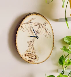 New Make It Yourself Pyrography Clock & Coasters Kit Supplies