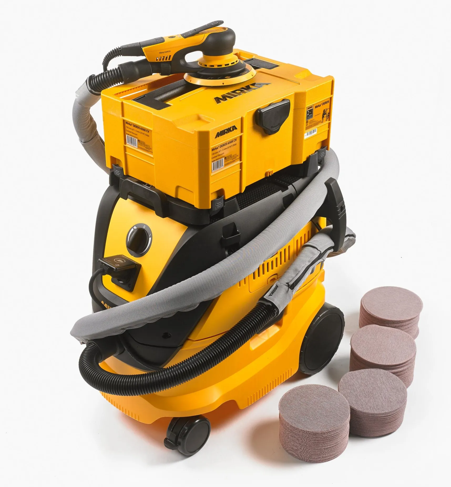 Discount Mirka DEROS 6"/5mm Electric Sander & Dust Collector Kits Power Tools