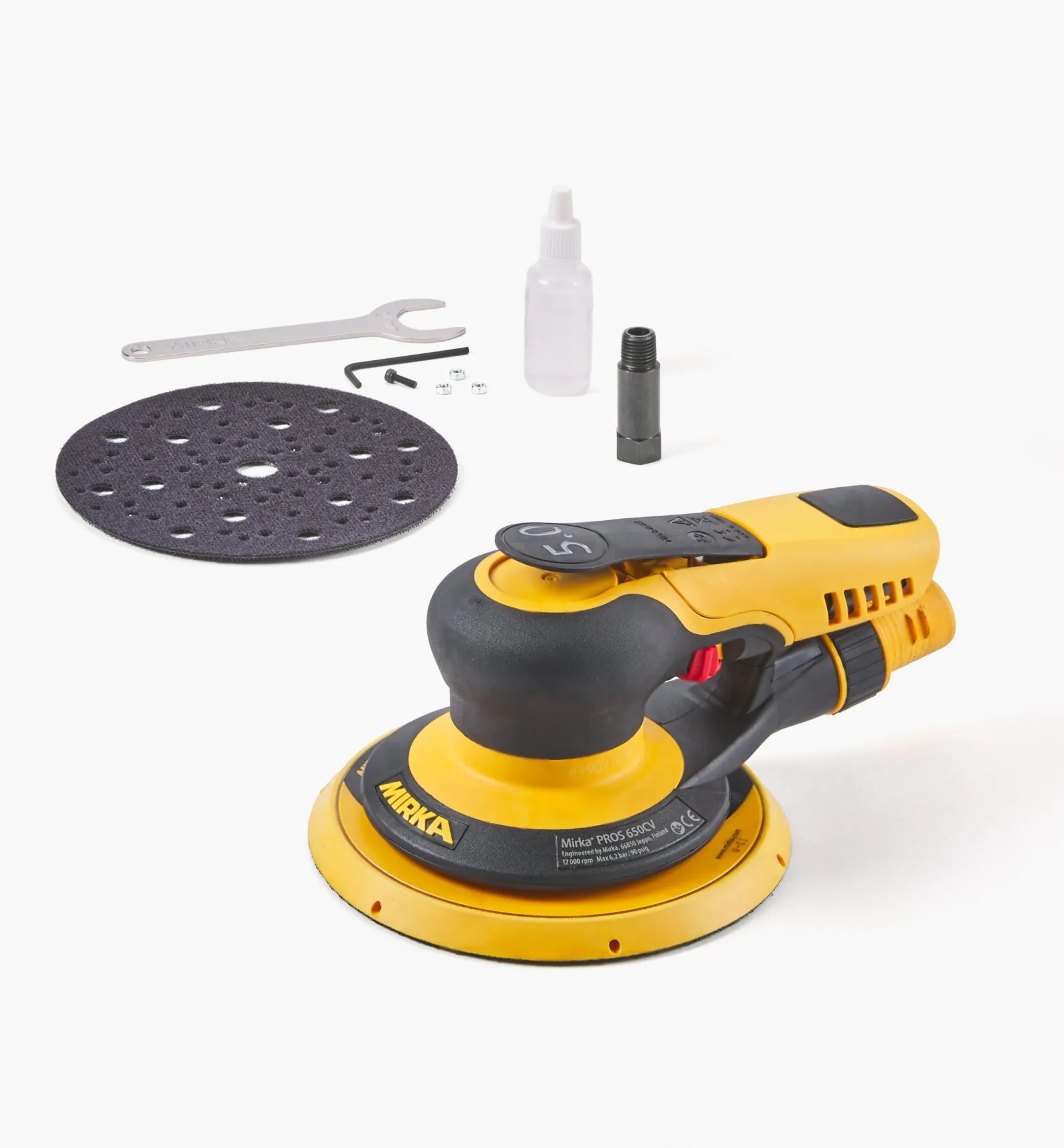 Discount Mirka PROS 6" Pneumatic Sander, 5mm Orbit Power Tools