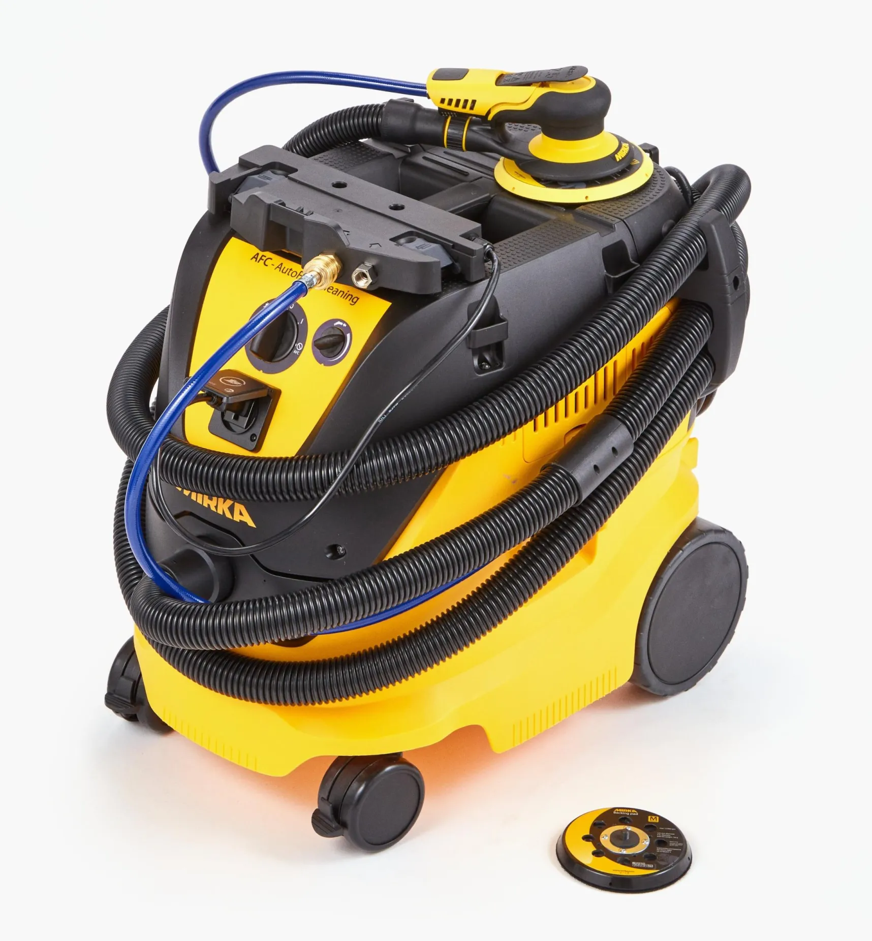 Hot Mirka PROS 6"/2.5mm Pneumatic Sander & Dust Extractor Kits Power Tools