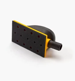 Mirka Yellow Grip Faced 13-Hole Hand-Sanding Vacuum Block (70mm × 125mm) Hand Tools