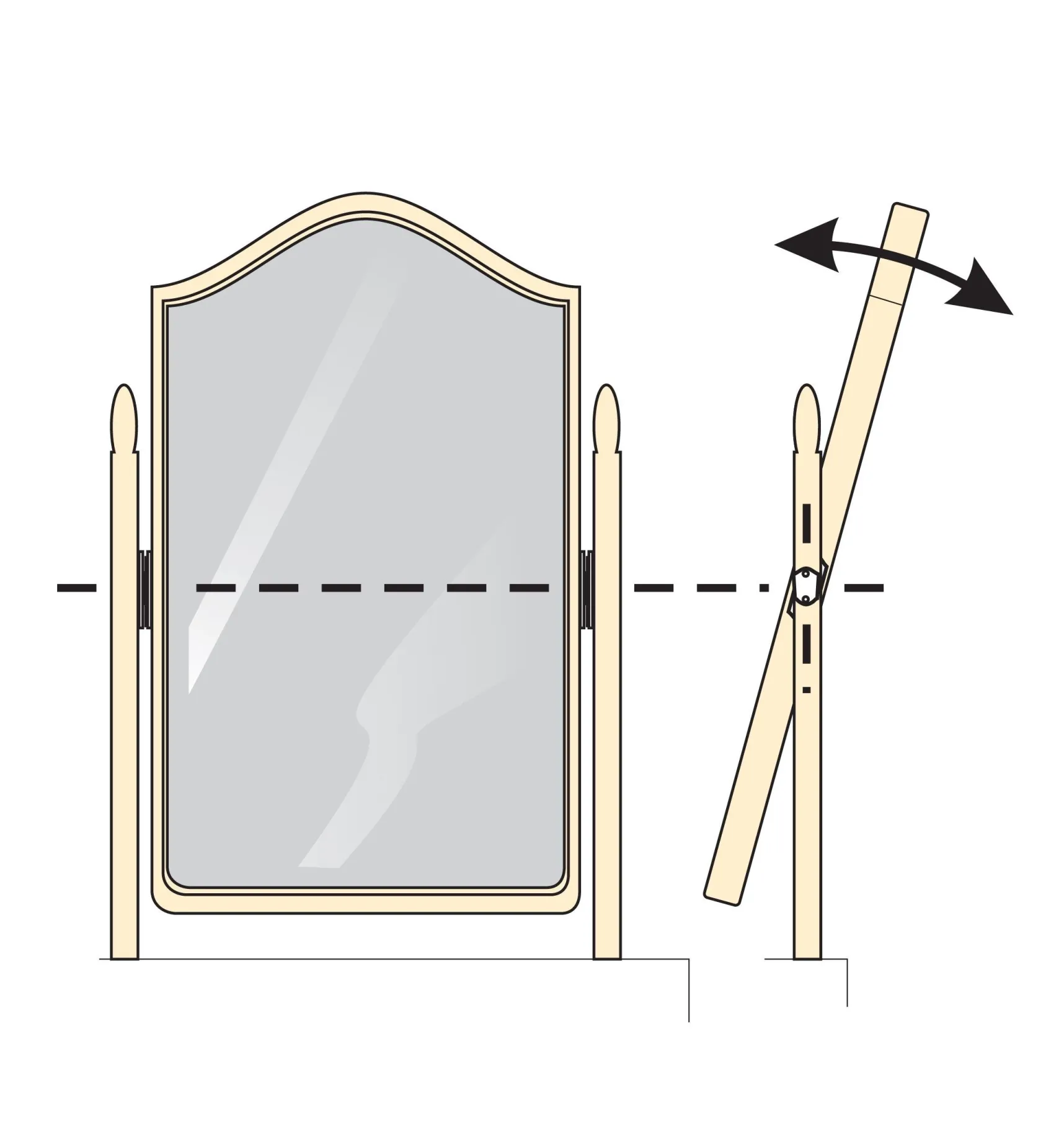 Online Mirror Pivots Fasteners