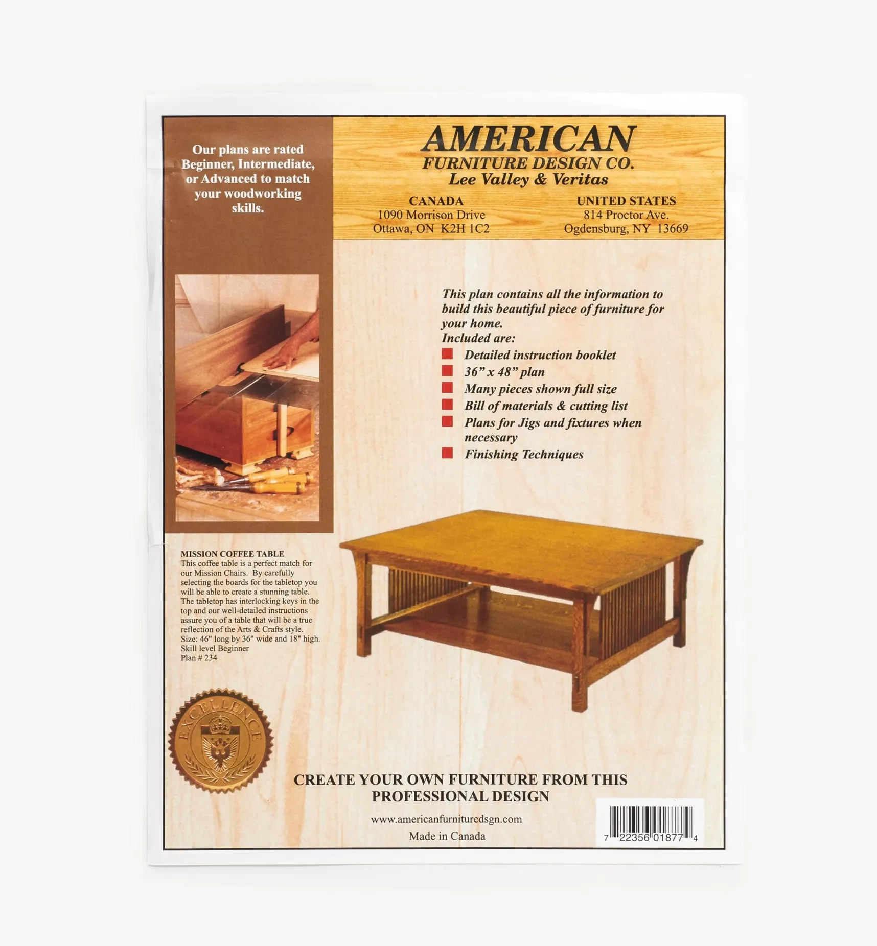 Discount Mission Coffee Table Plan Plans